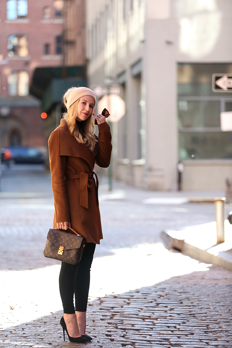 Tahari Ella Wrap Coat