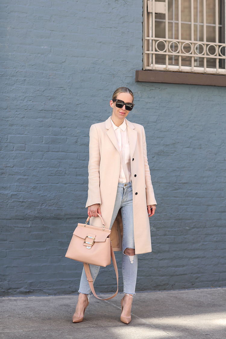 Spring Style, Roger Vivier Handbag, Christian Louboutin Shoes, Blush Pink